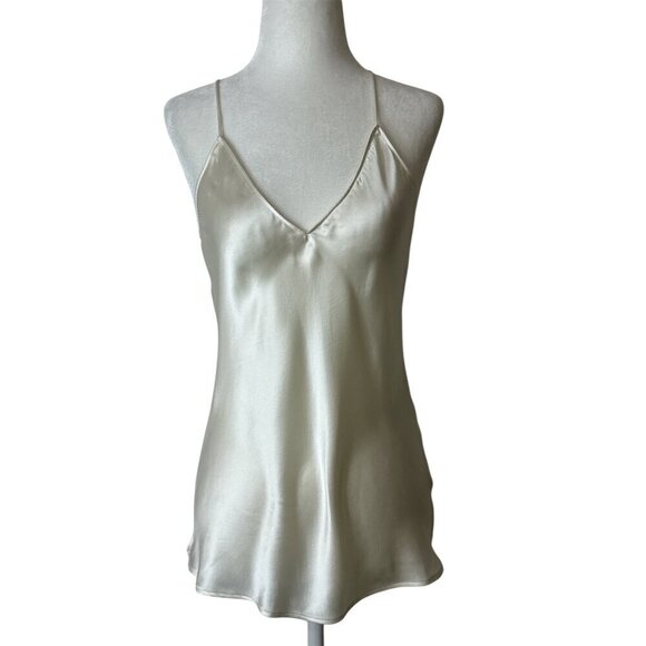 NILI LOTAN Desiree Cami Top in Ivory Small New Womens Sleeveless Tank - Picture 5 of 14